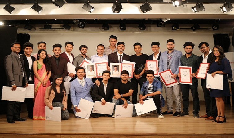 Manoj Bajpayee awards the Actor Prepares Diploma to Graduating Actors