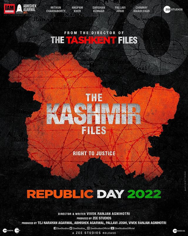 The first poster of Anupam Kher's next is out. Presenting 'The Kashmir Files'